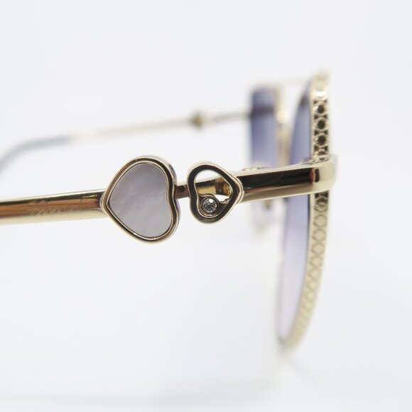Chopard SCHC87S 0300 60mm Gold/Grey Gradient, New Women\'s Sunglasses. main image 4